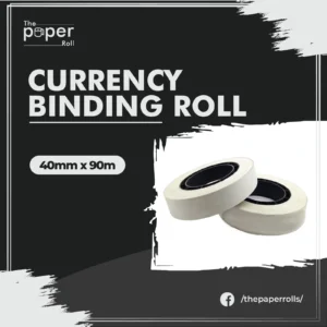 Currency Binding Rolls 40mm X 90m