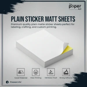Plain Sticker Matt Sheets